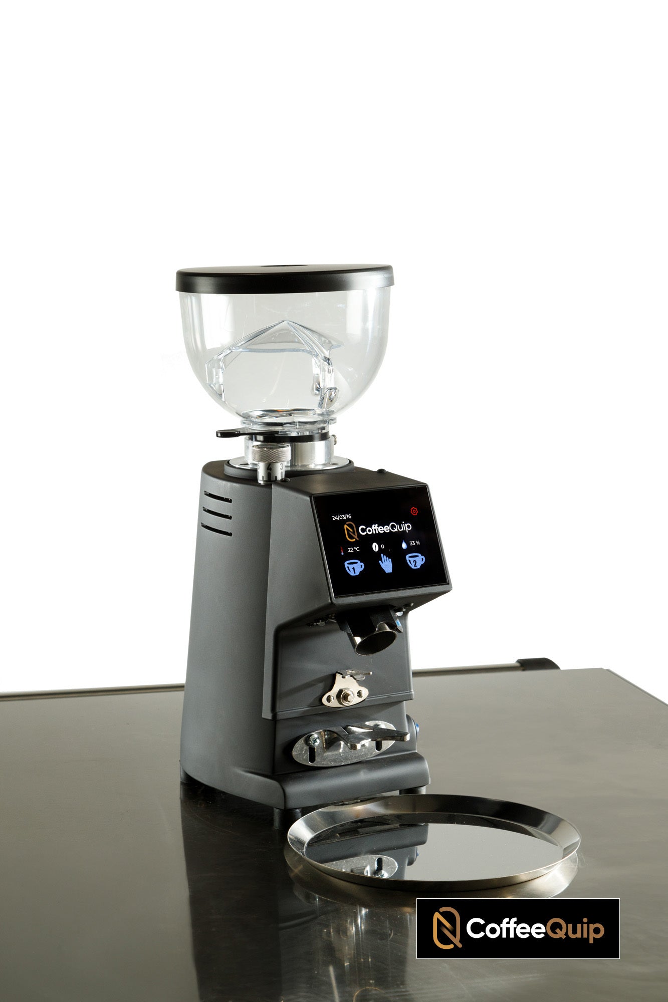 CoffeeQuip MST-58P Black Coffee Grinder